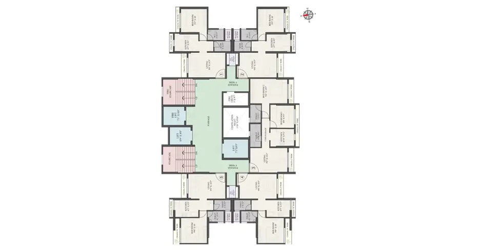 Sangle Trinity Yogidham Kalyan Floor Plans